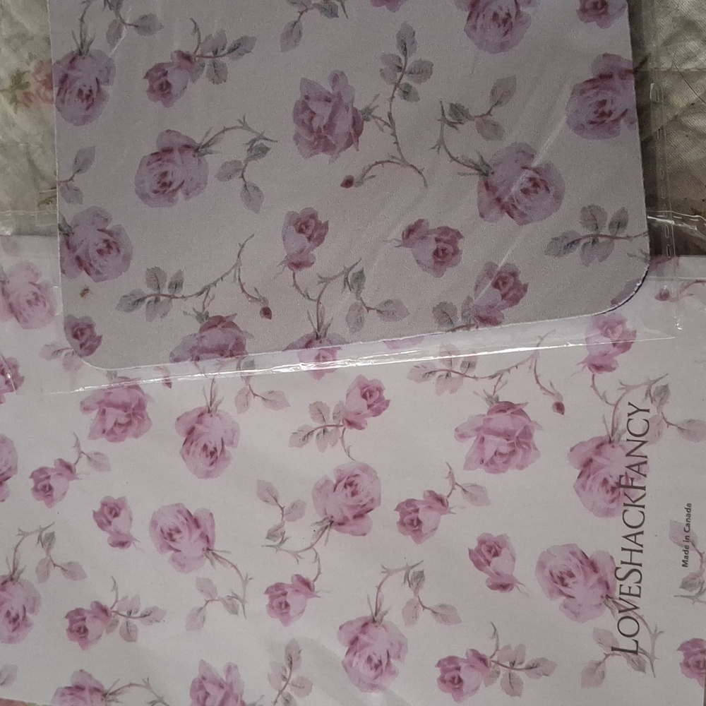LoveShackFancy Notebook and Mouse Pad Set In Sterling Dusk. - Picture 10 of 10